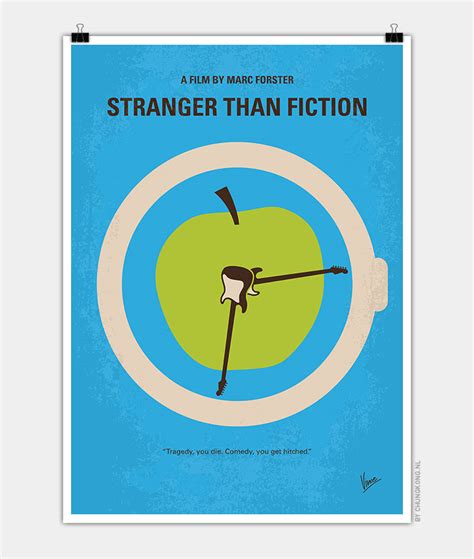 No868 My Stranger than fiction minimal movie poster – CHUNGKONG