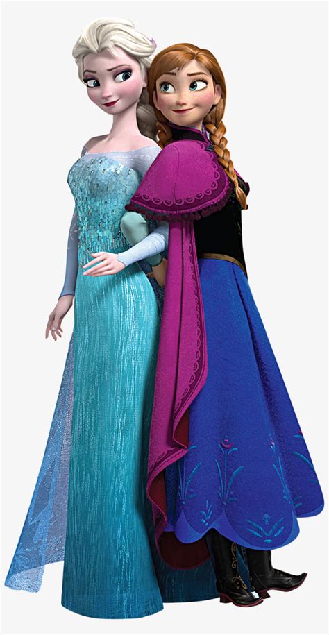 Disney Princess Clipart Frozen Elsa - Disney Frozen Elsa And Anna - 850x1600 PNG Download - PNGkit