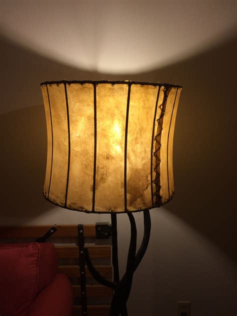 Leather Lamp Shade Help