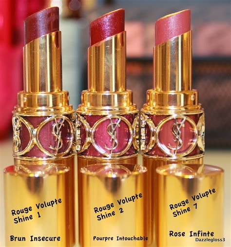 Dazzlegloss3: My YSL Rouge Volupte Shine Collection