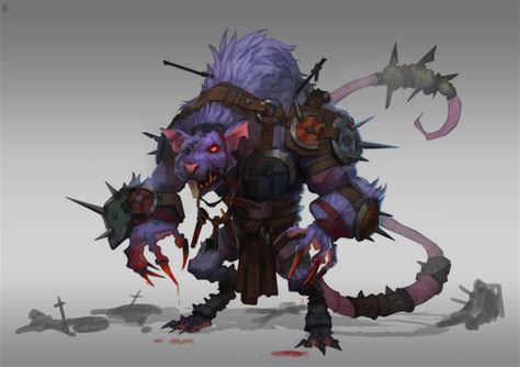 ArtStation - Rats, Alexander Trufanov | Creature art, Fantasy creatures, Creature design