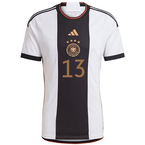 adidas Germany Thomas Muller Home Jersey 22/23 (White/Black) - Soccer ...