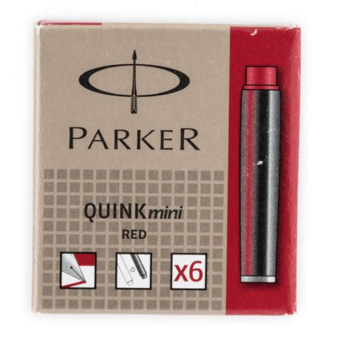 Parker Quink mini Red cartridges – Scribe Market