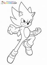 Super Sonic Coloring Pages  Free Printables sketch template