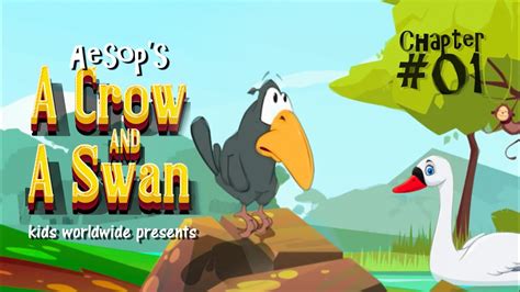 Aesop's Fables | A Crow AND A Swan ( English Subtitles ) Kids Cartoons 2020 - YouTube