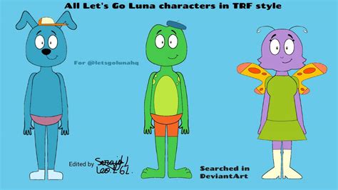 All Let's Go Luna Characters style TRF by SERGIBLUEBIRD16 on DeviantArt