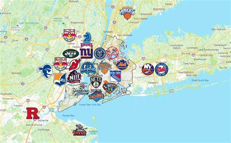 Sports Teams in New York City - Sport League Maps