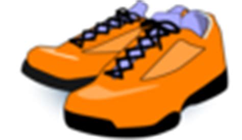 Orange Tennis Shoes Clip Art at Clker.com - vector clip art online, royalty free & public domain