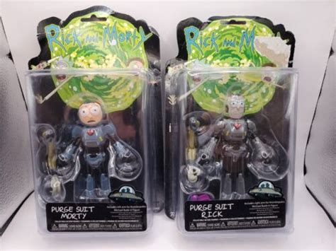 RICK and MORTY PURGE SUIT SUMMER ACTION FIGURES LOT OF 2 Build a figure series | #4606358022