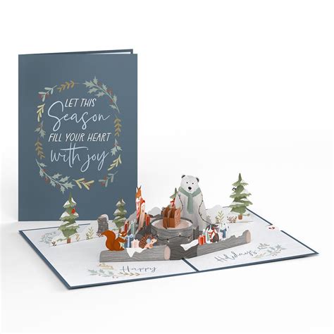 Holiday Woodland Animals Pop-Up Card – Lovepop