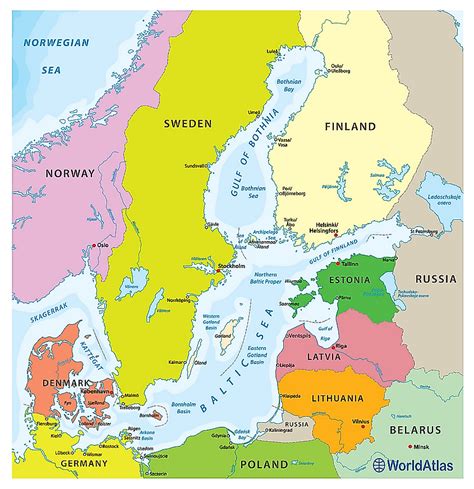 The Largest Islands In The Baltic Sea - WorldAtlas