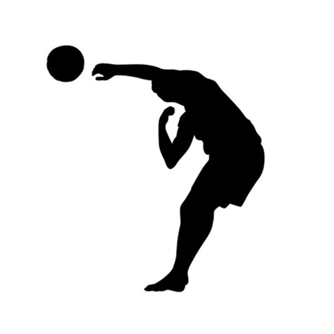 Volleyball Spike Silhouette | Free download on ClipArtMag