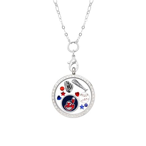 Cleveland Indians Floating Locket – Final Touch Gifts