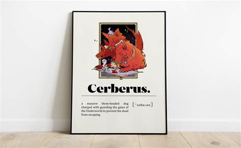 Hades Cerberus Poster Game Print Game Wall Art Gamer - Etsy