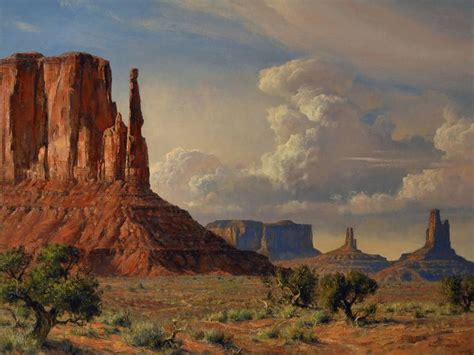 "The American Southwest" 30x40 oil - permanant collection Booth Museum ...