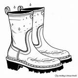 Boot Coloring Pages  Free & Printable sketch template
