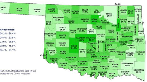 Report: Low Covid vaccination rates in Oklahoma counties bordering ...