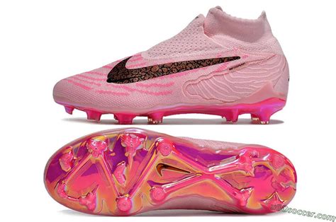 Premium FG Firm Ground Soccer Cleats in Pink, Black and Gold | Nike ...