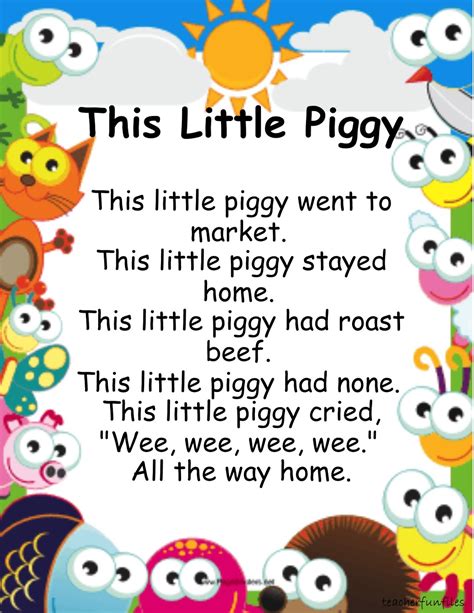 Teacher Fun Files: Animal Nursery Rhymes