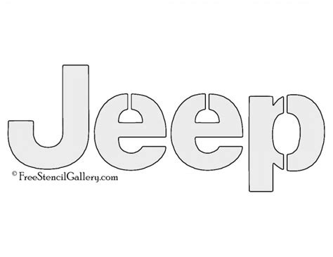 Jeep Logo Stencil | Free Stencil Gallery