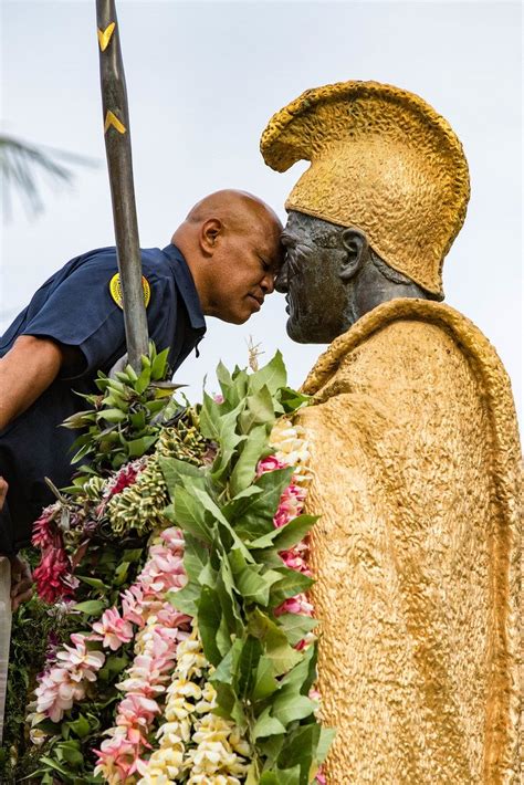 King Kamehameha Day Lei Draping | Hawaiian dancers, Hawaiian culture, Hawaiian history