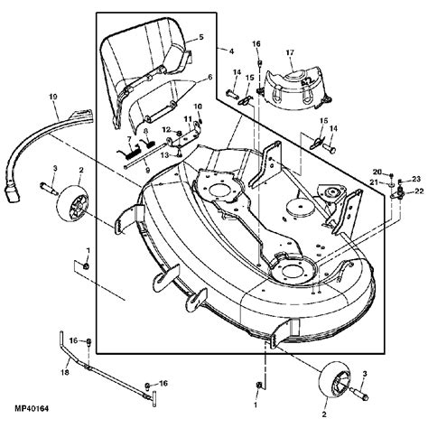 John Deere 48-inch Mower Deck Diagram