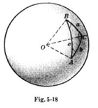 Spherical Triangle, Relationships Between Sides and Angles of a ...