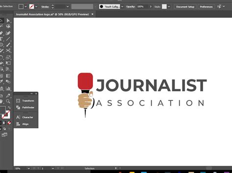 journalist association Logo design by Sumon Hossain on Dribbble