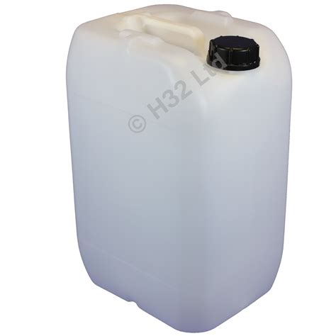 Buy 25 Litre Plastic Water Container - Drum - JERRICAN - 25L Containers - Anti-glug System ...