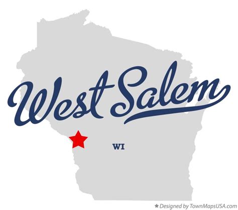 Map of West Salem, WI, Wisconsin