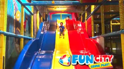 Family Friendly Fun Kids Indoor Playground at Fun City Dubai - YouTube