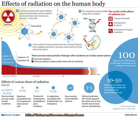 Infographics Zone: What are the effects of nuclear radiation on human body? (Donation link at ...