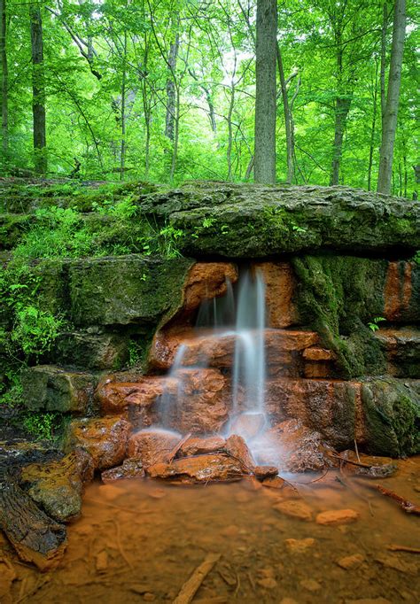 Glen Helen Nature Preserve Waterfall Photograph by Dan Sproul - Fine ...