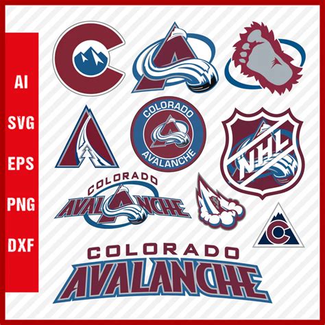 Colorado Avalanche SVG Cut Files, Avalanche Logo Svg Clipart - Inspire ...