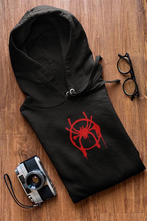 Miles Morales Embroidered Spider-man Hoodie Across the - Etsy