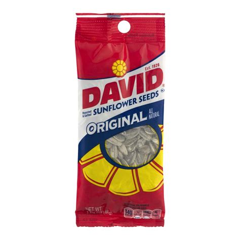 David® Original Sunflower Seeds 1.625 oz. Bag - Walmart.com - Walmart.com