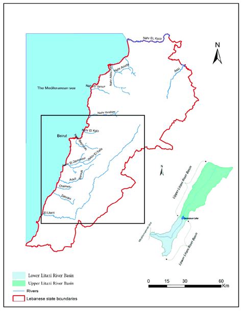 Litani River Basin-Lebanon. Litani River Basin-Lebanon. | Download ...