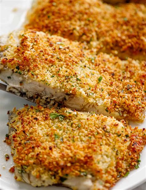 Baked Parmesan Crusted Fish Fillet Recipe | Bryont Blog