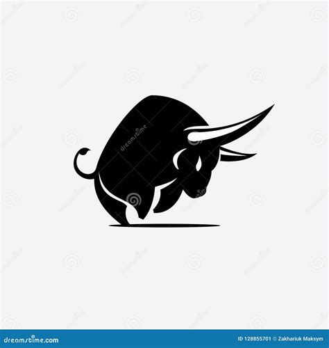 Angry bull logo stock vector. Illustration of character - 128855701