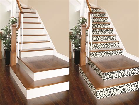 Revamp Any Set Of Stairs With This Simple Wallpaper Project! - Chicago ...