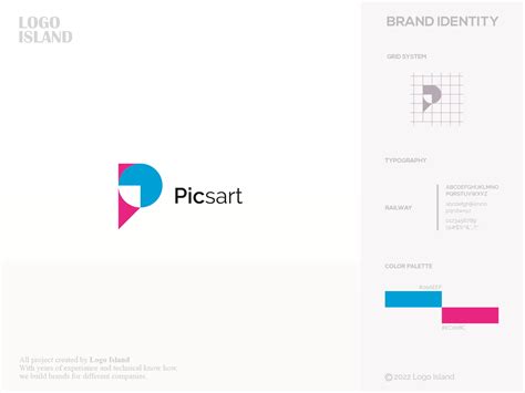 PICSART LOGO DESIGN by Graphics Land 🏆| Logo & Brand identity Design on Dribbble