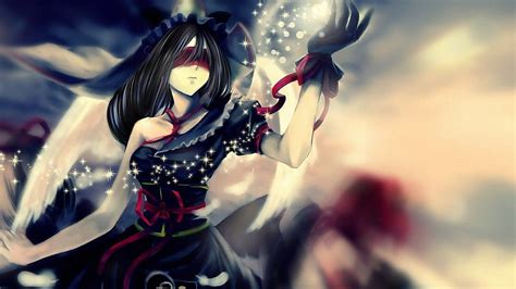 2560x1440px | free download | HD wallpaper: black haired anime ...