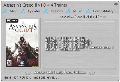 Assassin's Creed 2 - PC Game Trainers Download - Black View Trainers