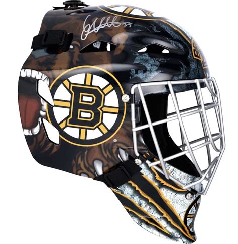 Linus Ullmark Signed Bruins Full-Size Goalie Mask (Fanatics) | Pristine ...