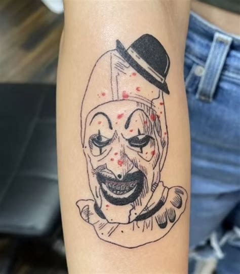 terrifier tattoo | Movie tattoos, Horror movie tattoos, Horror tattoo