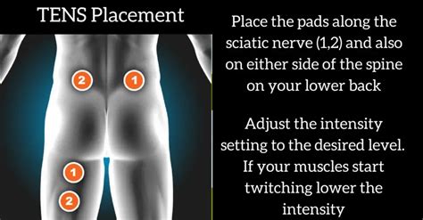 TENS Unit Placement For Sciatica Nerve Pain - Optimize Health 365