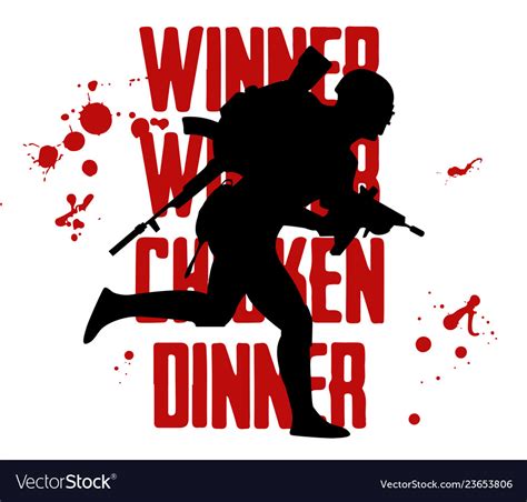 Silhouette of a running soldier in uniform Vector Image