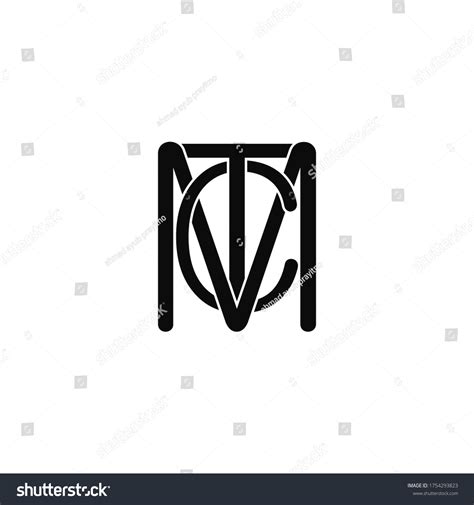 Tcm Letter Original Monogram Logo Design Stock Vector (Royalty Free ...