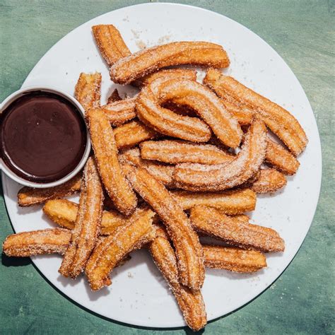 Churros with Bittersweet Chocolate Sauce | Recipe | Churros recipe ...