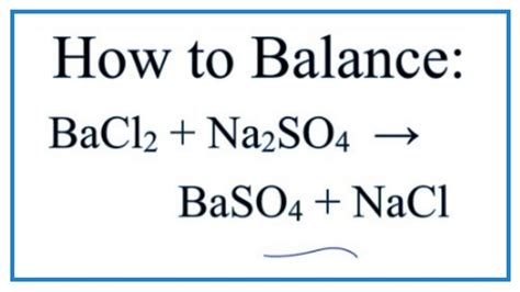 Barium Bromide and Sodium Chloride Precipitate